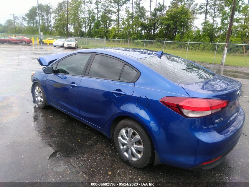 2017 KIA FORTE LX - 3KPFL4A75HE098370
