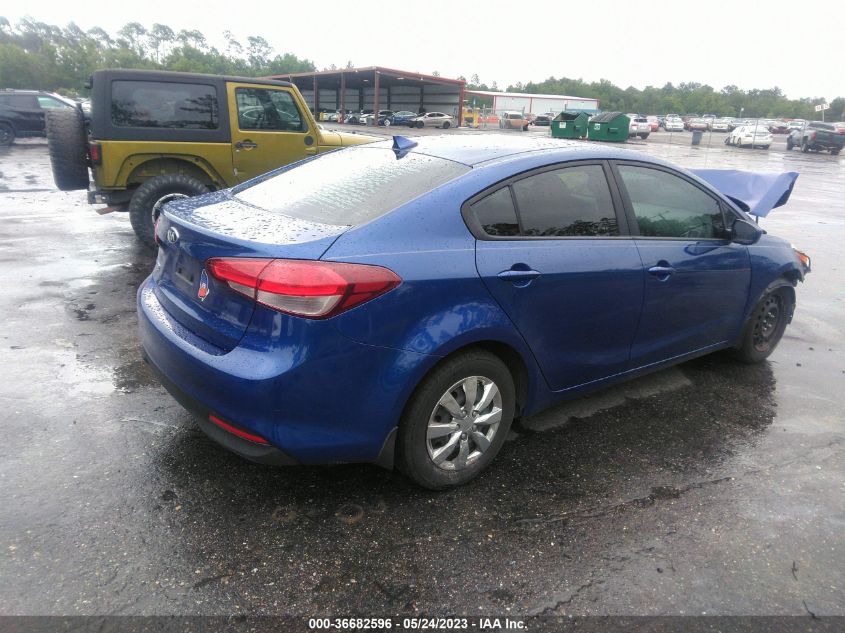 2017 KIA FORTE LX - 3KPFL4A75HE098370