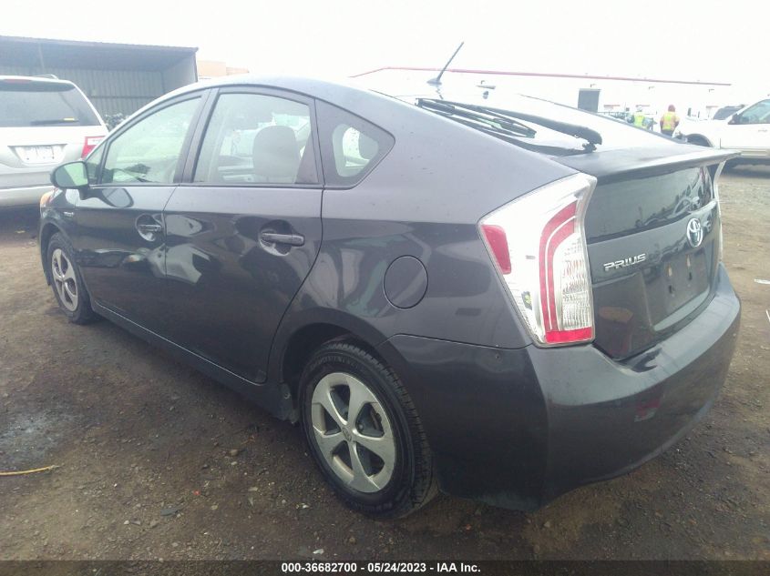 2013 TOYOTA PRIUS ONE/TWO/THREE/FOUR/FIVE - JTDKN3DU5D1726879
