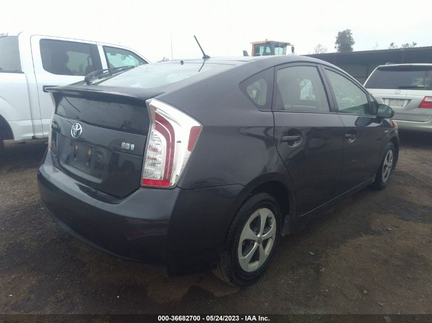 2013 TOYOTA PRIUS ONE/TWO/THREE/FOUR/FIVE - JTDKN3DU5D1726879