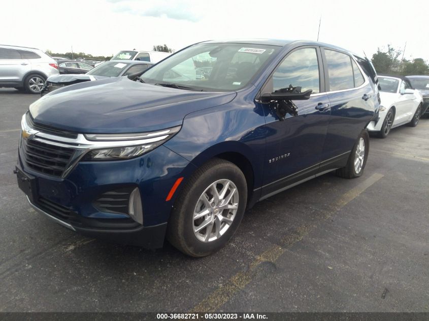 2022 CHEVROLET EQUINOX LT - 3GNAXUEVXNL138741