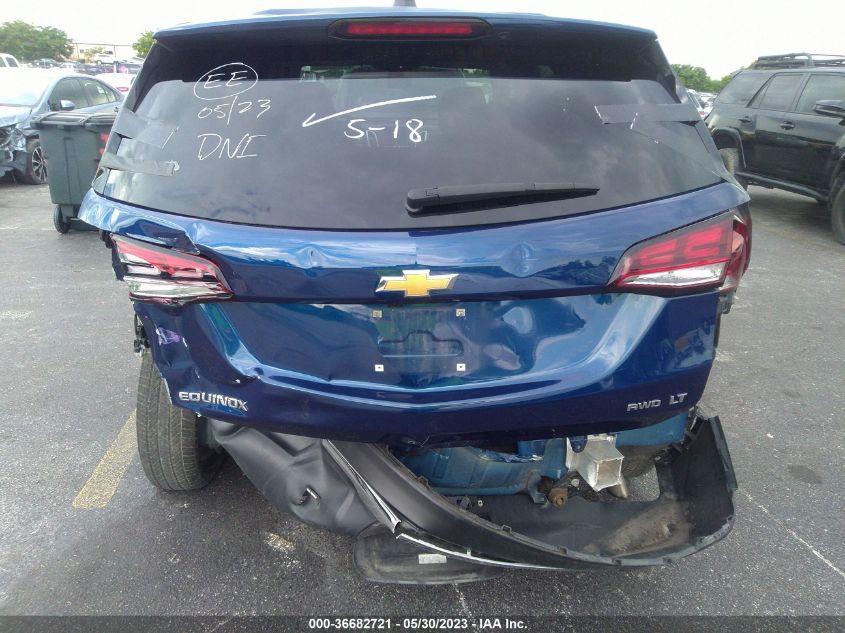 2022 CHEVROLET EQUINOX LT - 3GNAXUEVXNL138741