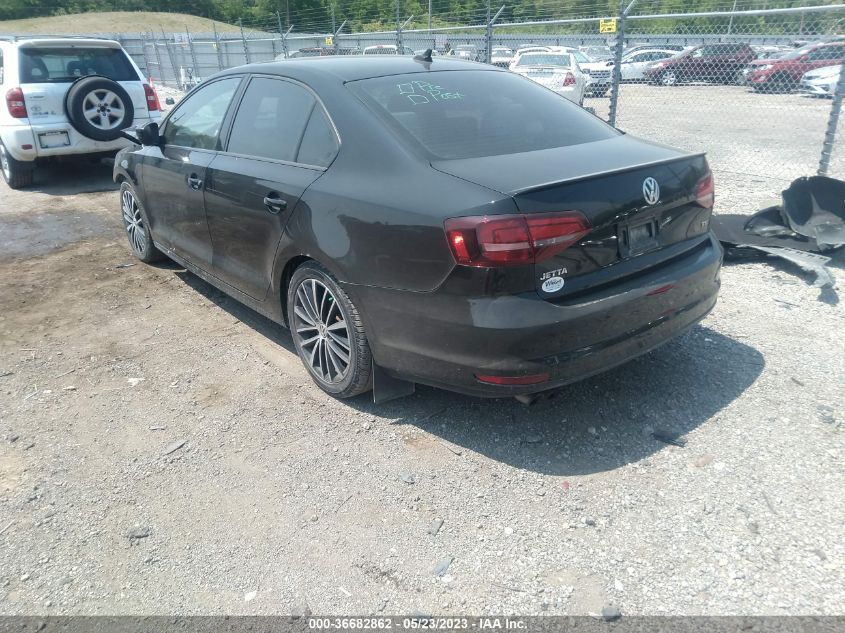 2016 VOLKSWAGEN JETTA SEDAN 1.8T SPORT - 3VWD17AJ0GM374160