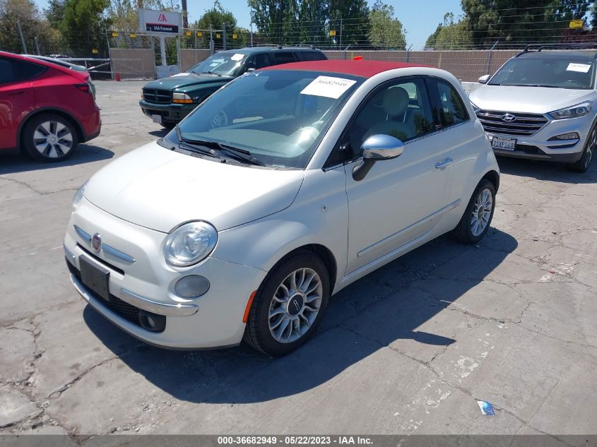 2015 FIAT 500C LOUNGE 3C3CFFER6FT501111