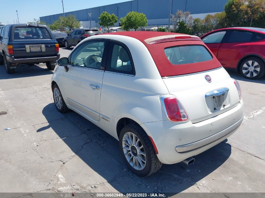 2015 FIAT 500C LOUNGE 3C3CFFER6FT501111