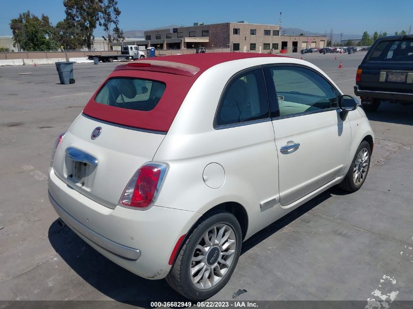 2015 FIAT 500C LOUNGE 3C3CFFER6FT501111