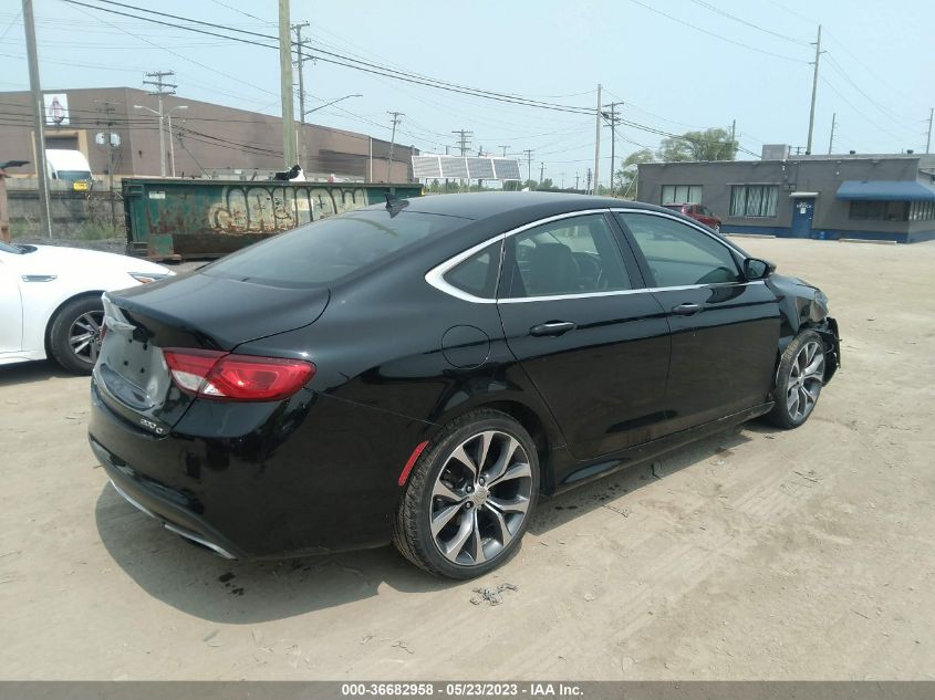 2015 CHRYSLER 200 C - 1C3CCCEG2FN542776