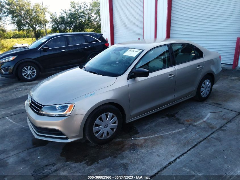 2015 VOLKSWAGEN JETTA SEDAN 2.0L S - 3VW2K7AJ7FM419534