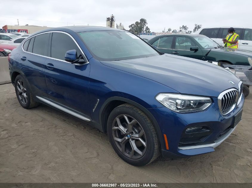 2021 BMW X4 XDRIVE30I - 5UX2V1C01M9E86848