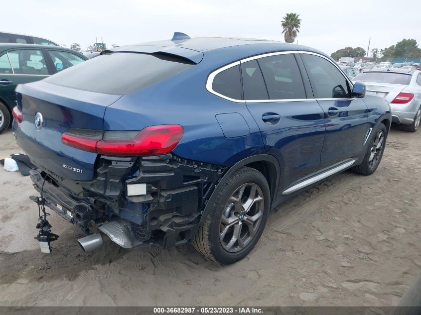 2021 BMW X4 XDRIVE30I - 5UX2V1C01M9E86848