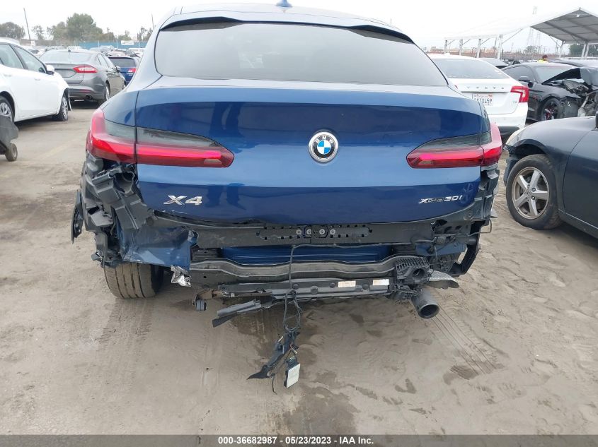 2021 BMW X4 XDRIVE30I - 5UX2V1C01M9E86848