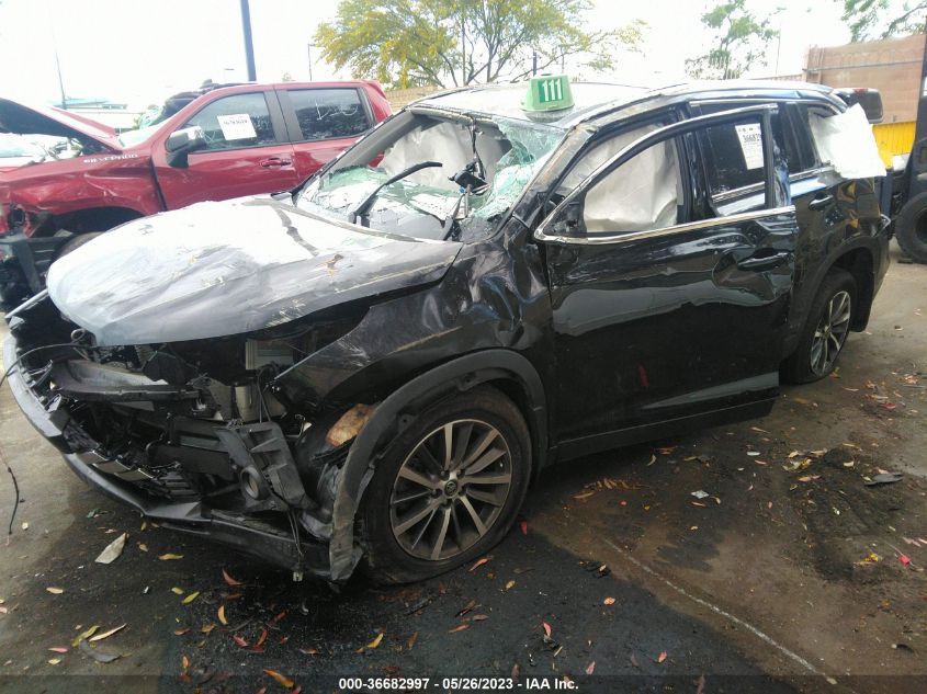 2019 TOYOTA HIGHLANDER SE/XLE - 5TDJZRFH6KS575053