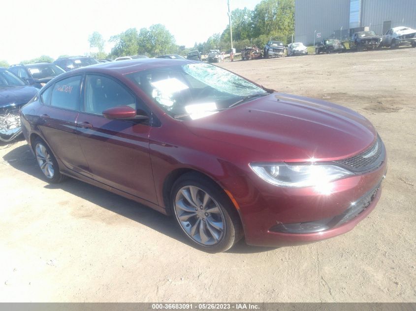 2016 CHRYSLER 200 S - 1C3CCCBG9GN109879