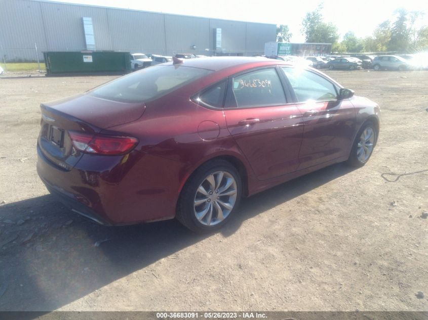 2016 CHRYSLER 200 S - 1C3CCCBG9GN109879