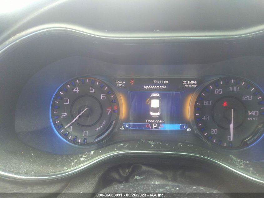 2016 CHRYSLER 200 S - 1C3CCCBG9GN109879