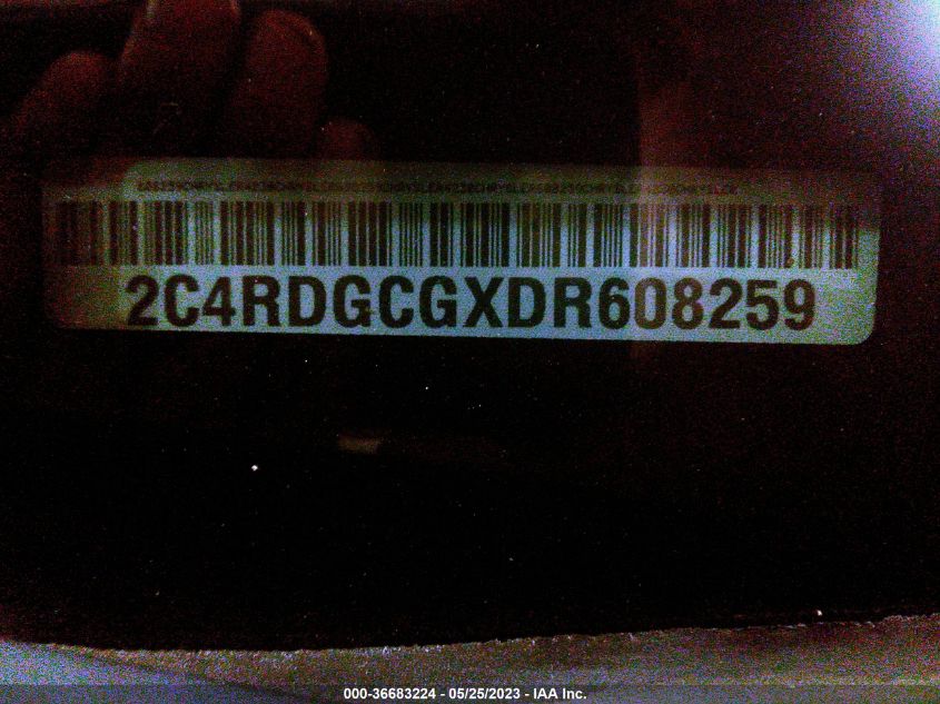 2013 DODGE GRAND CARAVAN SXT - 2C4RDGCGXDR608259