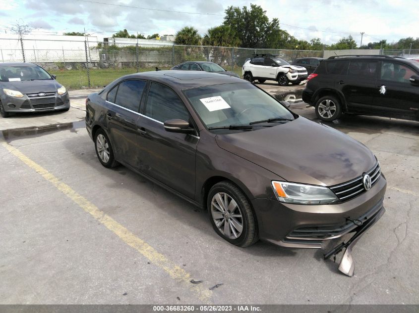 2015 VOLKSWAGEN JETTA SEDAN 1.8T SE W/CONNECTIVITY - 3VWD07AJ8FM289925