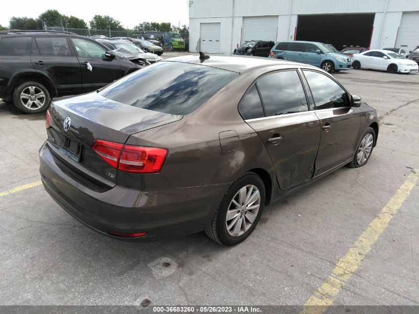 2015 VOLKSWAGEN JETTA SEDAN 1.8T SE W/CONNECTIVITY - 3VWD07AJ8FM289925