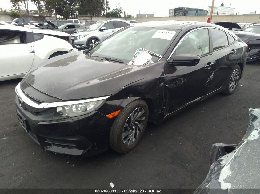 2018 HONDA CIVIC SEDAN EX - 2HGFC2F73JH552463