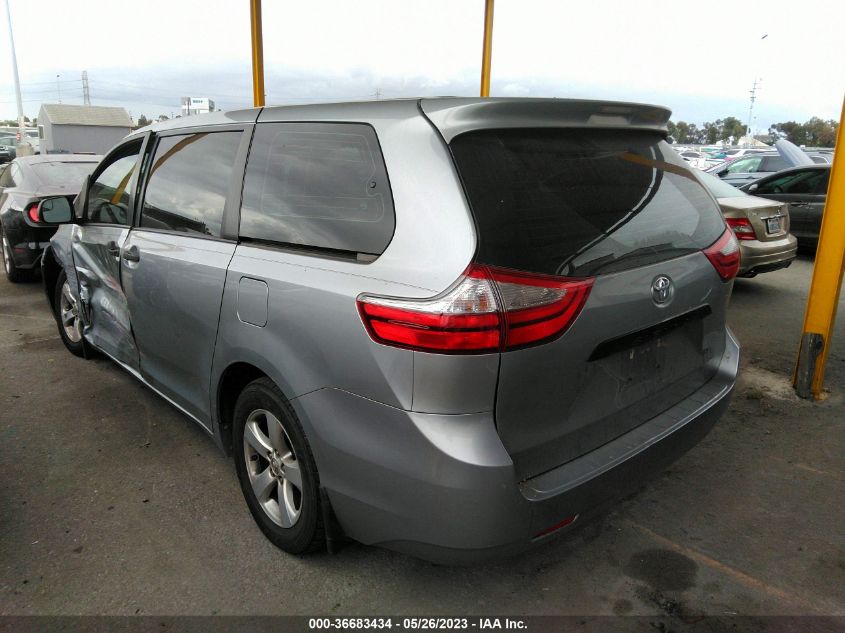 2017 TOYOTA SIENNA L - 5TDZZ3DC7HS854432