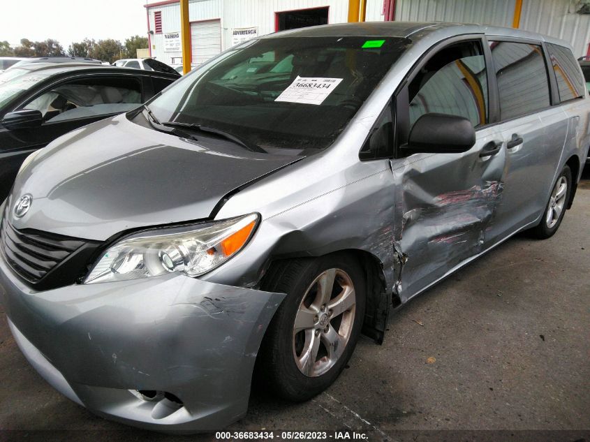 2017 TOYOTA SIENNA L - 5TDZZ3DC7HS854432