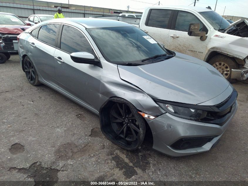 2019 HONDA CIVIC SEDAN SPORT - 19XFC2F8XKE035990