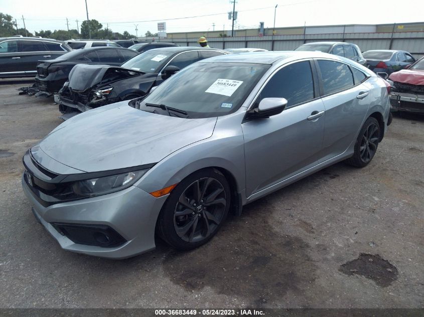2019 HONDA CIVIC SEDAN SPORT - 19XFC2F8XKE035990