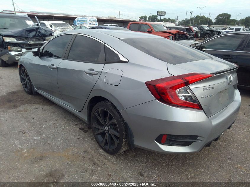 2019 HONDA CIVIC SEDAN SPORT - 19XFC2F8XKE035990