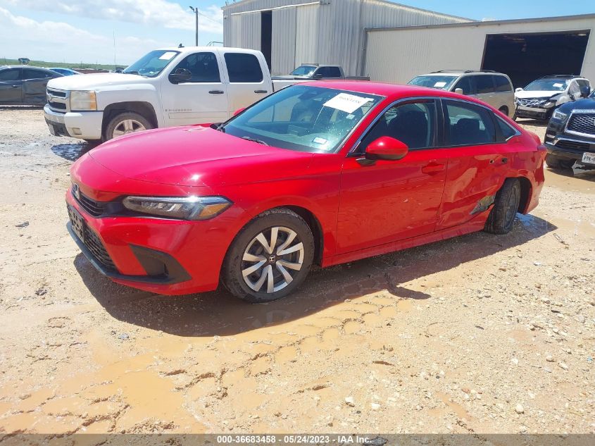 2022 HONDA CIVIC SEDAN LX - 2HGFE2F28NH509290
