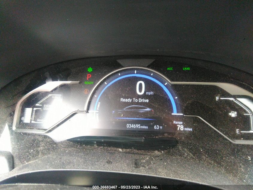 2019 HONDA CLARITY ELECTRIC - JHMZC6F35KC000093