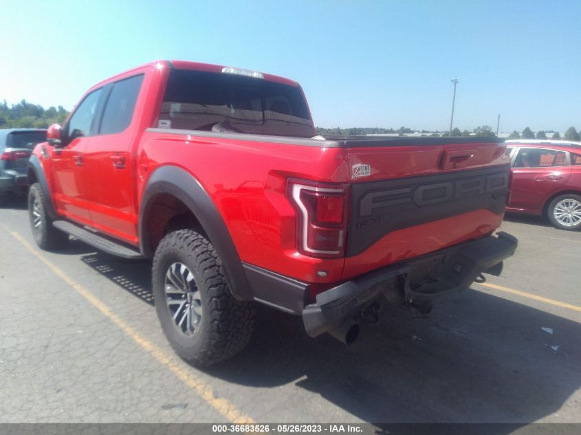 2020 FORD F-150 RAPTOR - 1FTFW1RG0LFA39574
