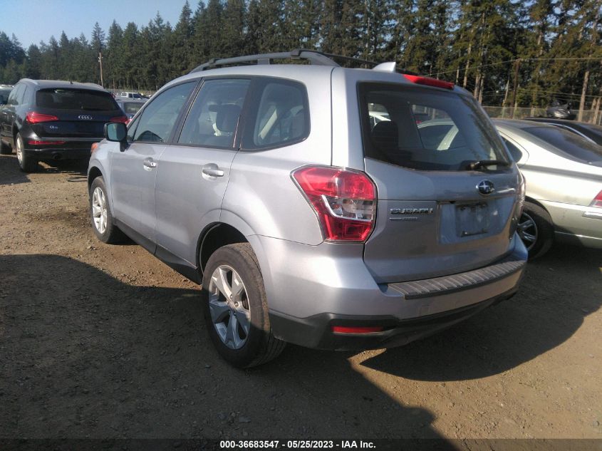 2016 SUBARU FORESTER 2.5I - JF2SJABC8GH556413