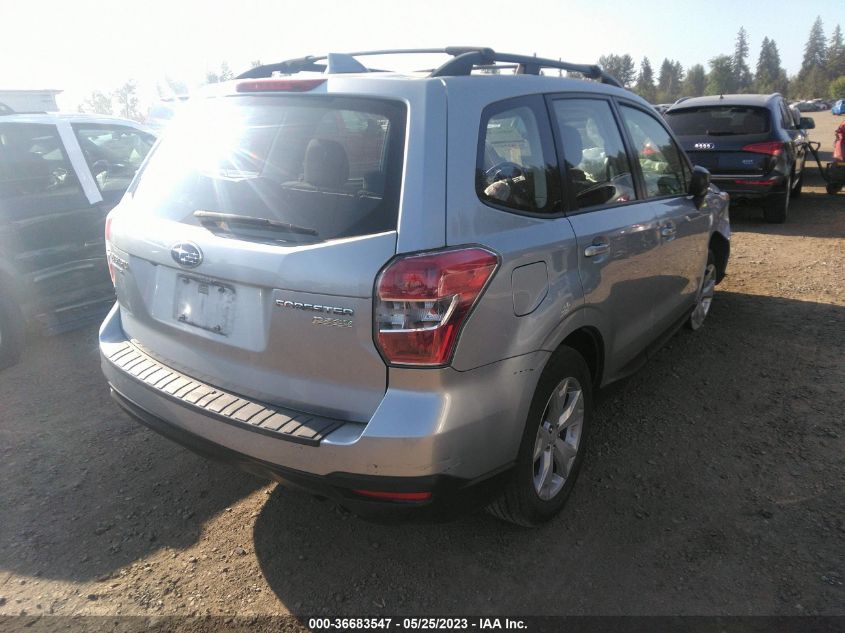 2016 SUBARU FORESTER 2.5I - JF2SJABC8GH556413