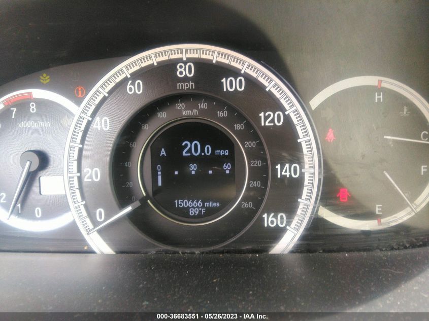 2016 HONDA ACCORD SEDAN TOURING - 1HGCR3F92GA017544