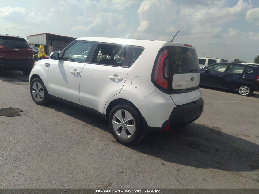 2015 KIA SOUL BASE - KNDJN2A23F7232111