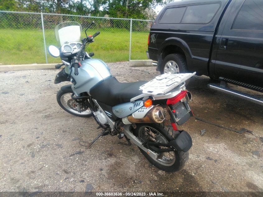 2007 BMW F650 GS WB10185A57ZL43726