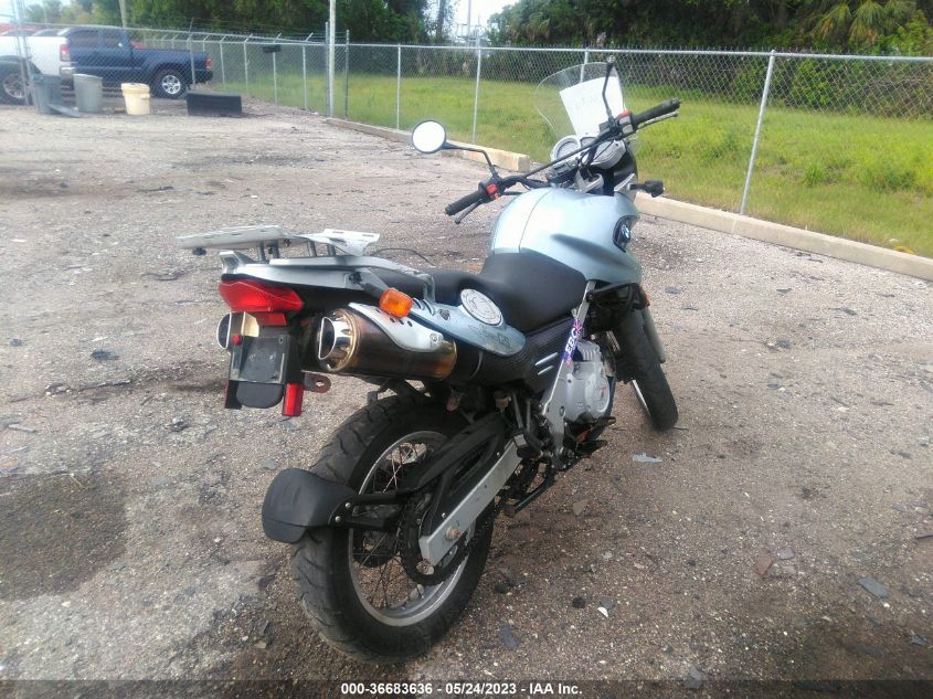 2007 BMW F650 GS WB10185A57ZL43726