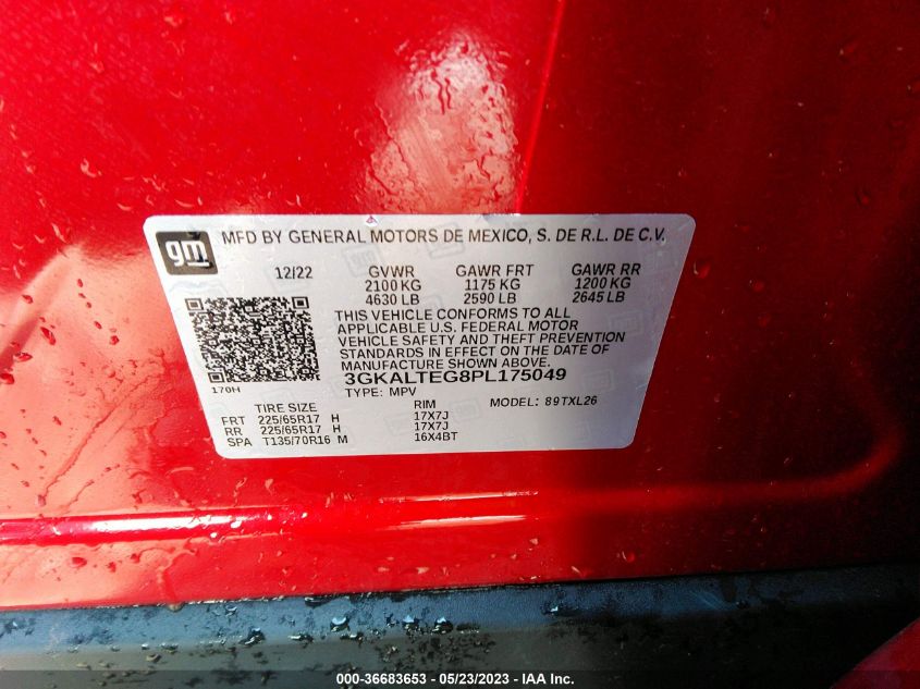2023 GMC TERRAIN SLE - 3GKALTEG8PL175049