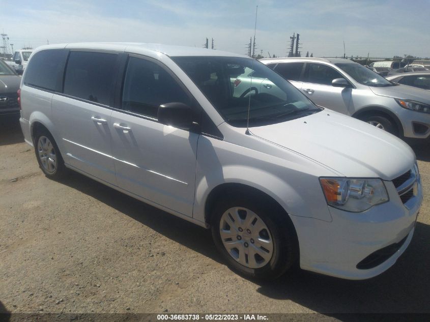 2016 DODGE GRAND CARAVAN SE - 2C4RDGBG5GR114915