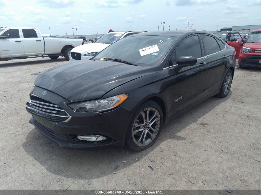 2017 FORD FUSION HYBRID SE - 3FA6P0LU0HR222933