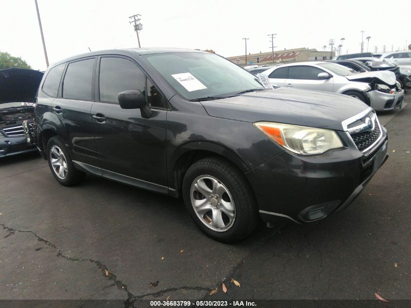 2014 SUBARU FORESTER 2.5I - JF2SJAAC6EH498493
