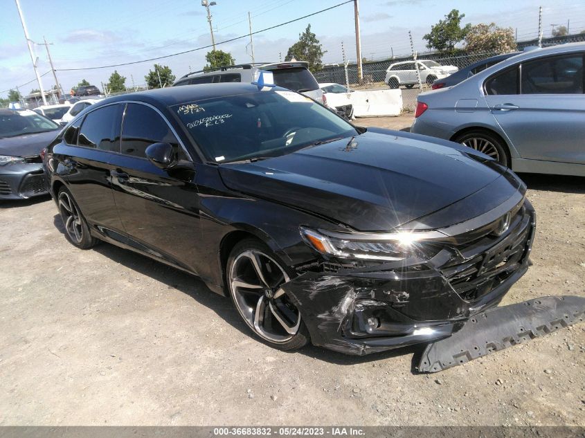 2021 HONDA ACCORD SEDAN SPORT SE - 1HGCV1F46MA017000
