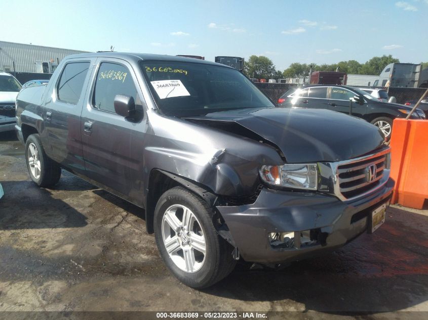 2014 HONDA RIDGELINE RTL - 5FPYK1F54EB009600