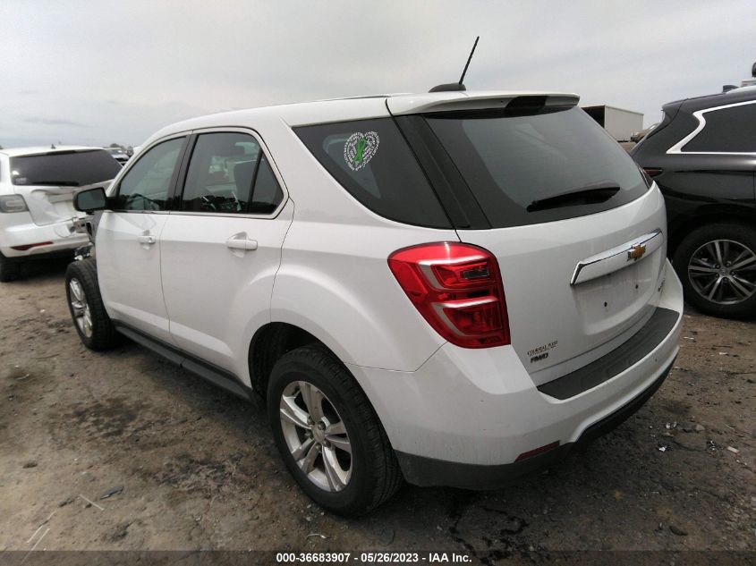 2016 CHEVROLET EQUINOX LS - 2GNFLEEK6G6347642