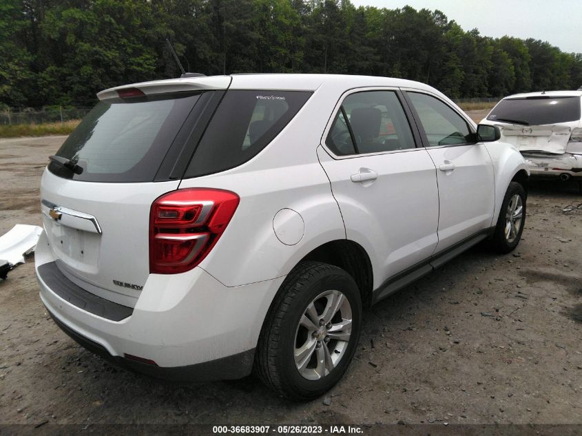 2016 CHEVROLET EQUINOX LS - 2GNFLEEK6G6347642