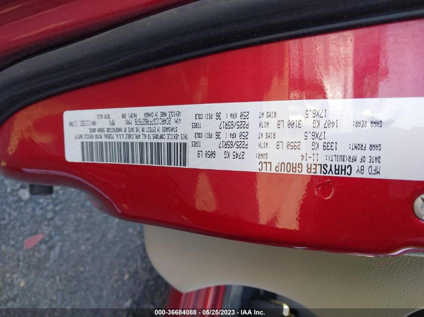 2015 CHRYSLER TOWN & COUNTRY TOURING-L - 2C4RC1CG7FR627676