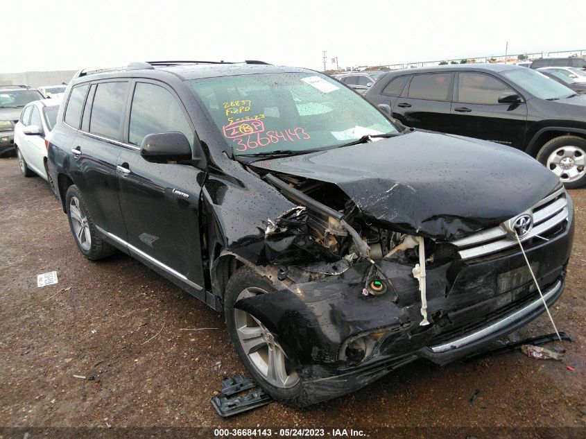 2013 TOYOTA HIGHLANDER LIMITED - 5TDYK3EH7DS101150