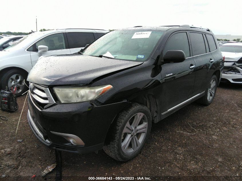 2013 TOYOTA HIGHLANDER LIMITED - 5TDYK3EH7DS101150