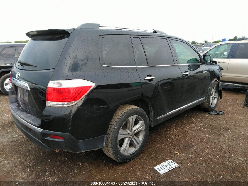 2013 TOYOTA HIGHLANDER LIMITED - 5TDYK3EH7DS101150