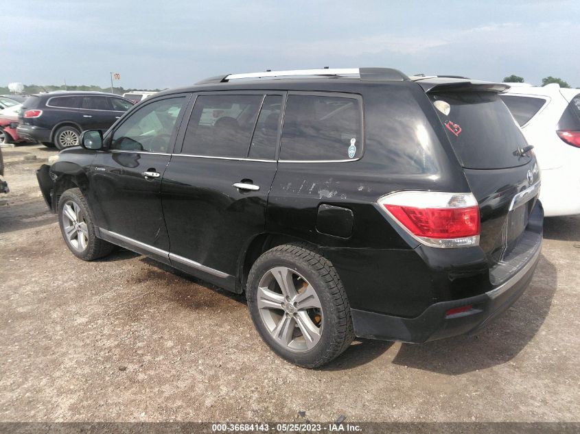 2013 TOYOTA HIGHLANDER LIMITED - 5TDYK3EH7DS101150